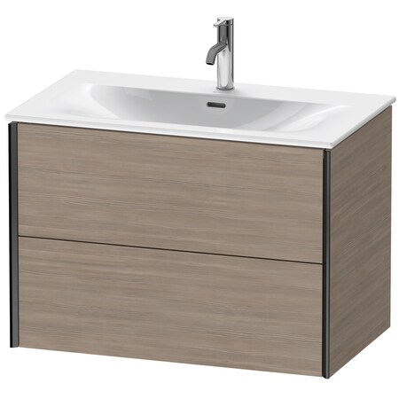 Xviu Wall-Mounted Vanity Unit Pine Silver